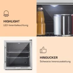 Beersafe L Getränkekühlschrank Mit Glastür 47 Liter -Haushaltsgerätegeschäft 10027671 de 0003 logo