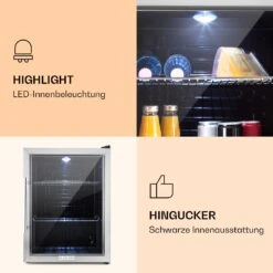 Beersafe XL Getränkekühlschrank Mit Glastür 60 Liter 10 Beersafe XL Getränkekühlschrank Mit Glastür 60 Liter -Haushaltsgerätegeschäft 10027672 de 0003 logo