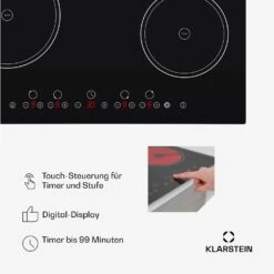 [Wiederverpackt] Virtuosa Glaskeramik-Kochfeld -Haushaltsgerätegeschäft 10029239 de 0005 usp