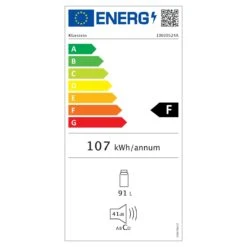 [Wiederverpackt] Alleinversorger Kühlschrank -Haushaltsgerätegeschäft 10030524 energy label