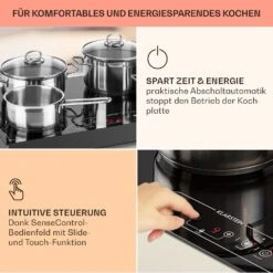 [Wiederverpackt] Deejay Freizonen-Induktionskochfeld -Haushaltsgerätegeschäft 10031633 de 0004 usp