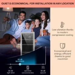 Beersafe 6XL Getränkekühlschrank Mit Glastür 201 Liter -Haushaltsgerätegeschäft 10031930 uk 0003 usp