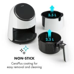 [Gebraucht] AirVital Heißluftfritteuse -Haushaltsgerätegeschäft 10032331 yy 0006 logo Klarstein AirVital Heissluftfritteuse 1300W weiss 1