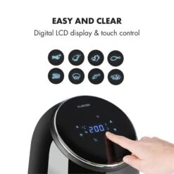 [Wiederverpackt] AirVital Heißluftfritteuse -Haushaltsgerätegeschäft 10032332 yy 0005 logo Klarstein AirVital Heissluftfritteuse 1300W schwarz