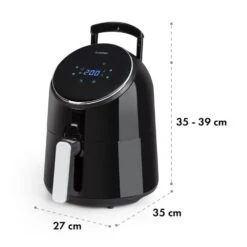 [Wiederverpackt] AirVital Heißluftfritteuse -Haushaltsgerätegeschäft 10032332 yy 0010 logo Klarstein AirVital Heissluftfritteuse 1300W schwarz