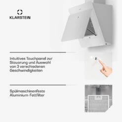 [Wiederverpackt] Aurica 60 Dunstabzugshaube Kopffrei -Haushaltsgerätegeschäft 10032765 de 0006 usp