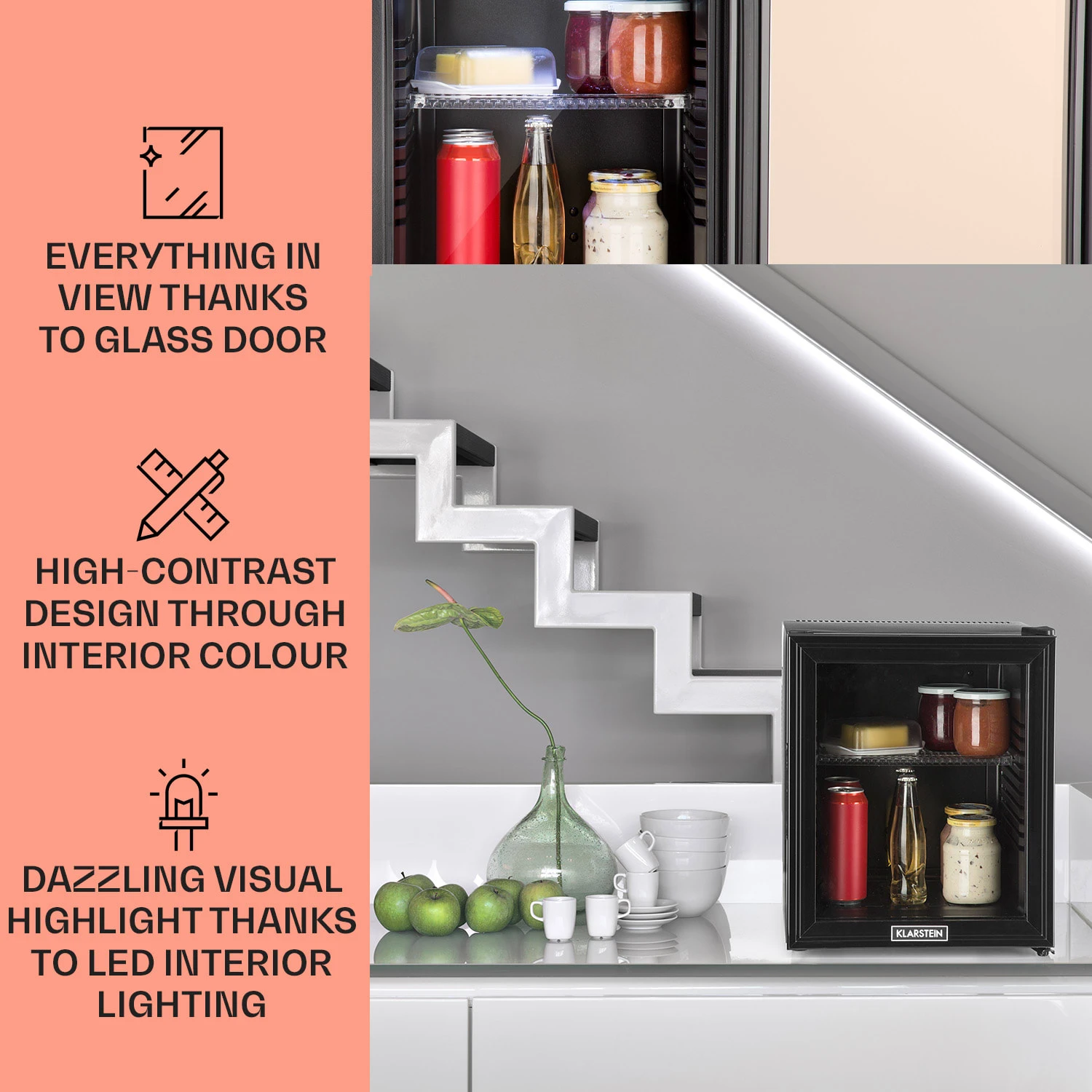 Brooklyn 32 Mini-Kühlschrank 4 Brooklyn 32 Mini-Kühlschrank – Bild 3