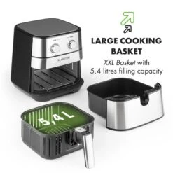 AeroVital Heißluftfritteuse 20 AeroVital Heißluftfritteuse -Haushaltsgerätegeschäft 10032848 yy 0009 logo Klarstein AeroVital Heissluftfritteuse silber reedit