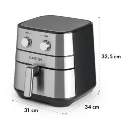AeroVital Heißluftfritteuse 21 AeroVital Heißluftfritteuse -Haushaltsgerätegeschäft 10032848 yy 0010 logo Klarstein AeroVital Heissluftfritteuse silber reedit