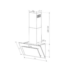 [Wiederverpackt] Athena Dunstabzugshaube Kopffrei -Haushaltsgerätegeschäft 10032904 yy 0010 logo