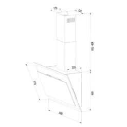 [Wiederverpackt] Mirage 60 Dunstabzugshaube Kopffrei -Haushaltsgerätegeschäft 10033116 yy 0009 logo