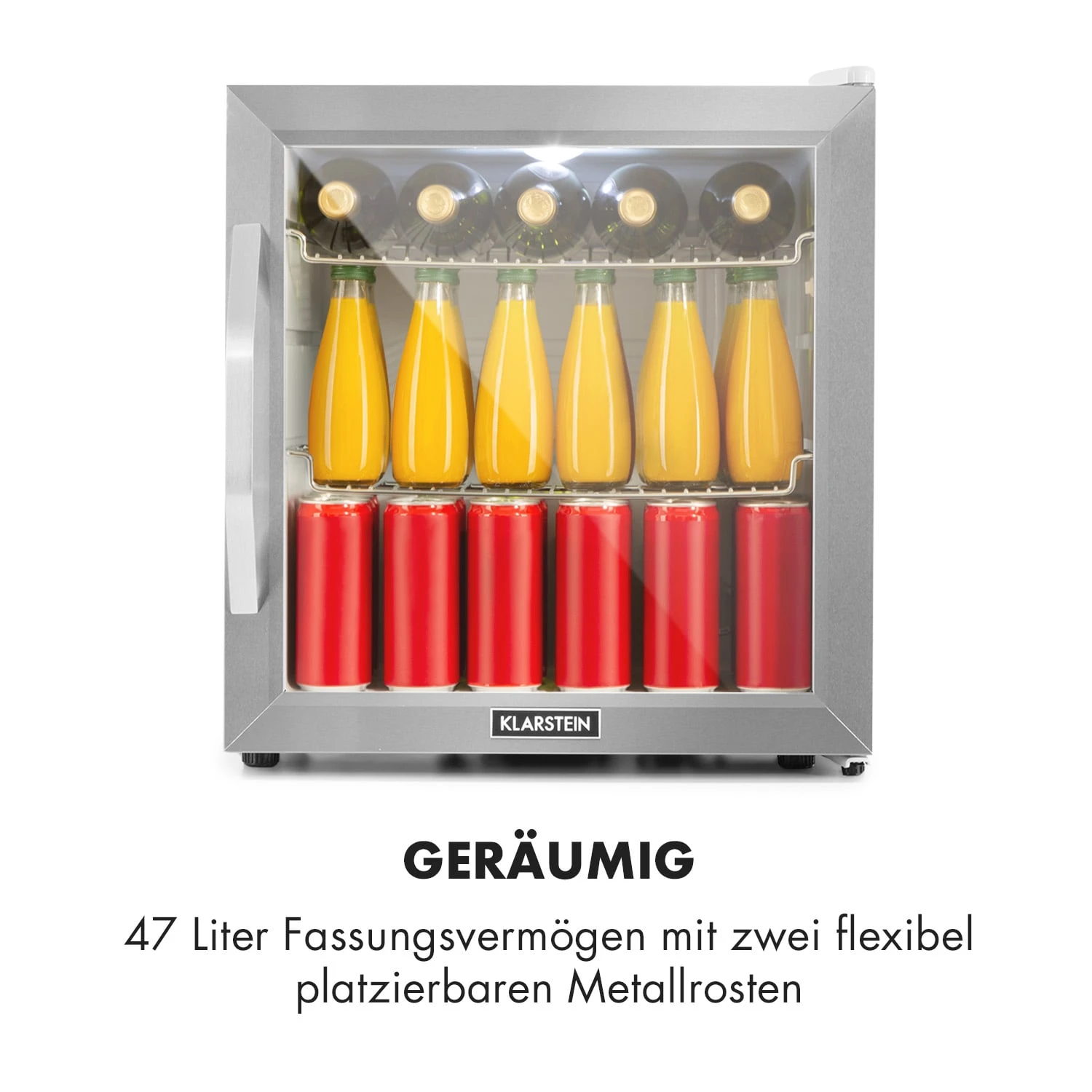 Beersafe L Crystal White Getränkekühlschrank Mit Glastür 47 Liter 5 Beersafe L Crystal White Getränkekühlschrank Mit Glastür 47 Liter – Bild 3