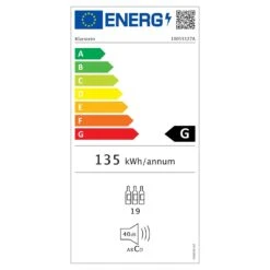 [Wiederverpackt] Vinamour 19 Uno Weinkühlschrank -Haushaltsgerätegeschäft 10033127 energy label 1