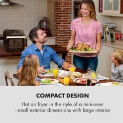 Haushaltsgerätegeschäft -Haushaltsgerätegeschäft 10033248 yy 0002 logo Klarstein AeroVital Cube Heissluftfritteuse schwarz reedit 1