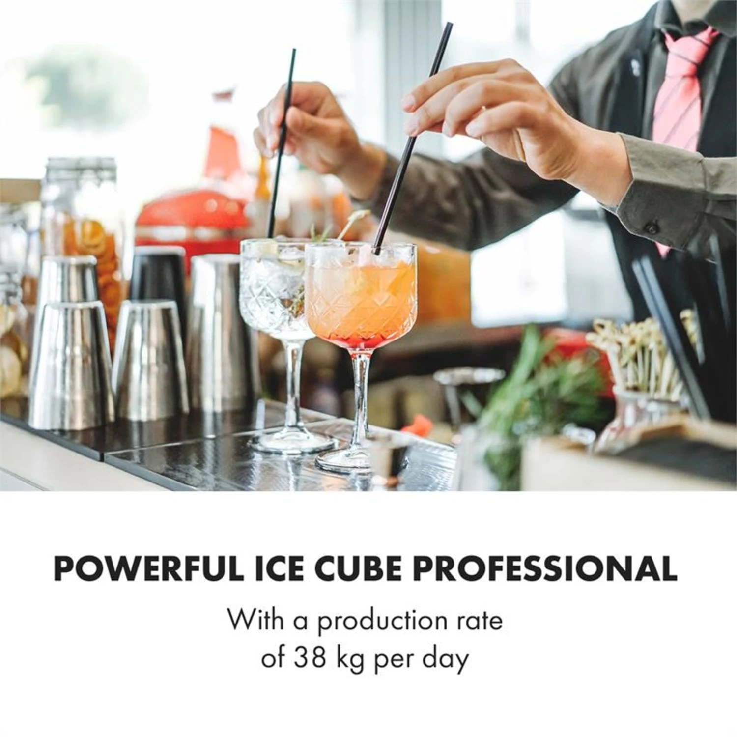 Glacial XL Profi-Eiswürfelmaschine 4 Glacial XL Profi-Eiswürfelmaschine – Bild 2