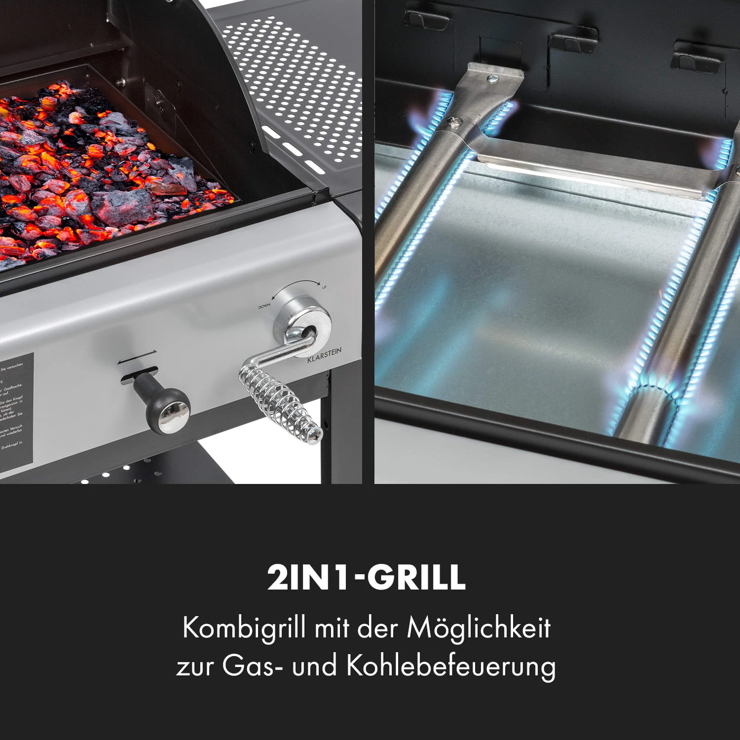 Hot & Hot Gasgrill 8,5kW Schwarz 5 Hot & Hot Gasgrill 8,5kW Schwarz – Bild 3