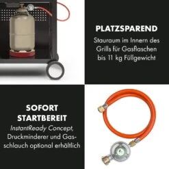 [Gebraucht] Hot & Hot Gasgrill 8,5kW Schwarz -Haushaltsgerätegeschäft 10033534 de 0005 logo