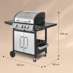 [Gebraucht] Tomahawk 3.1 S Gasgrill -Haushaltsgerätegeschäft 10033567 yy 0008 dimensions 1