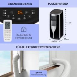 New Breeze ECO Mobile Klimaanlage, 10000 BTU, 900 Watt 16 New Breeze ECO Mobile Klimaanlage, 10000 BTU, 900 Watt -Haushaltsgerätegeschäft 10033584 de 0006 usp