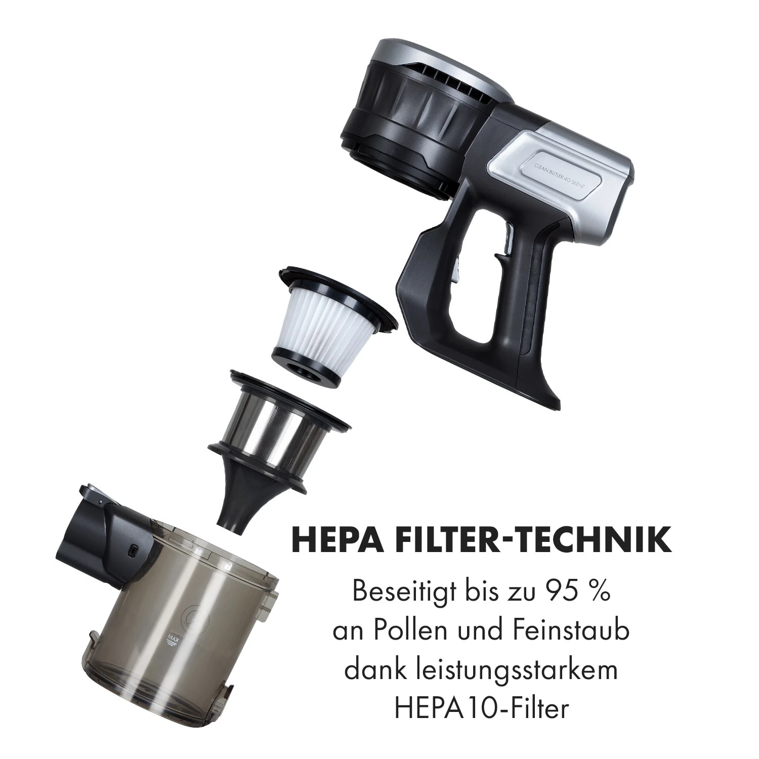 Clean Butler 4G Silent Akku-Staubsauger 8 Clean Butler 4G Silent Akku-Staubsauger – Bild 6