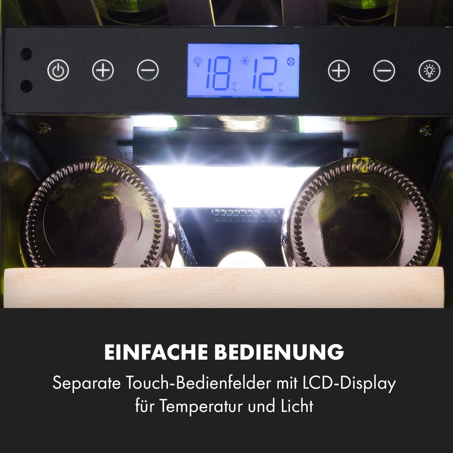 Vinovilla 17 Built-In Duo Weinkühlschrank 2 Zonen 6 Vinovilla 17 Built-In Duo Weinkühlschrank 2 Zonen – Bild 4