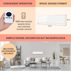 [Gebraucht] Wonderwall Air 36 Infrarotheizung Für Die Wand -Haushaltsgerätegeschäft 10034231 uk 0006 usp