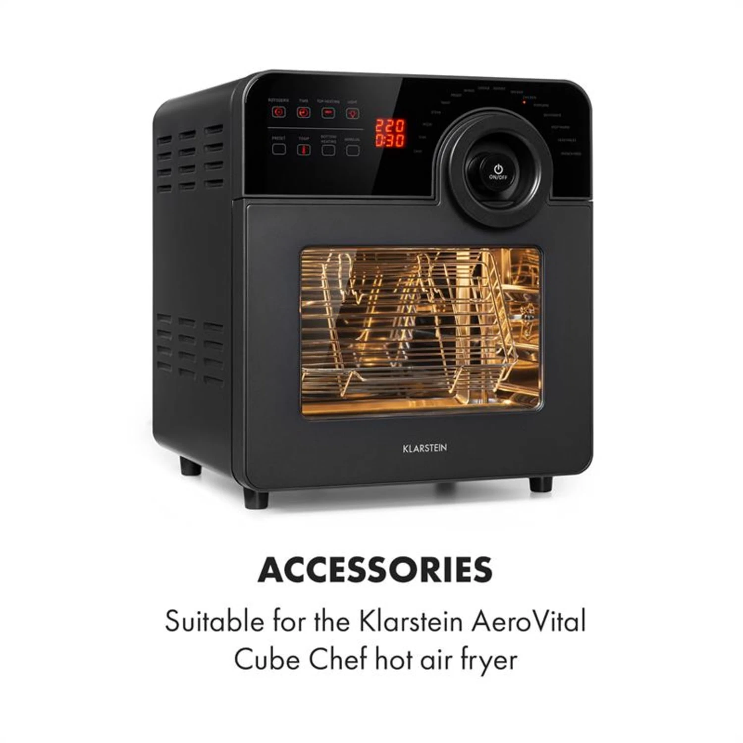 AeroVital Cube Chef Heißluftfritteuse Steak-Käfig 4 AeroVital Cube Chef Heißluftfritteuse Steak-Käfig – Bild 2