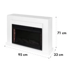 [Wiederverpackt] Blanca Elektrokamin -Haushaltsgerätegeschäft 10034487 yy 0009 dimensions