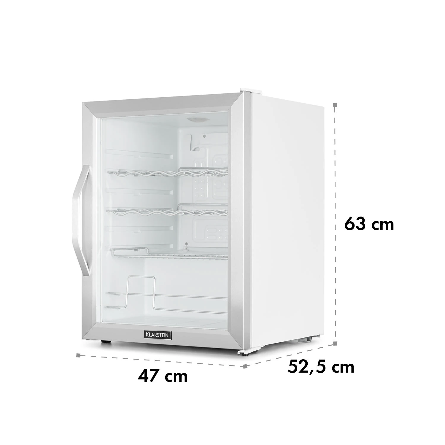 Beersafe XL Crystal White Getränkekühlschrank Mit Glastür 60 Liter 11 Beersafe XL Crystal White Getränkekühlschrank Mit Glastür 60 Liter – Bild 9
