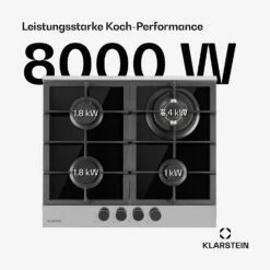 [Wiederverpackt] Alchemist 4 Zonen Gaskochfeld -Haushaltsgerätegeschäft 10034969 de 0002 usp