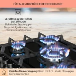 [Wiederverpackt] Alchemist 5 Zonen Gaskochfeld -Haushaltsgerätegeschäft 10034970 de 0005 usp
