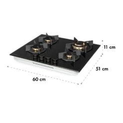 [Gebraucht] Goldflame 4 Gaskochfeld -Haushaltsgerätegeschäft 10034972 yy 0010 logo Klarstein Goldflame 4 Gaskochfeld 4 flammig 1