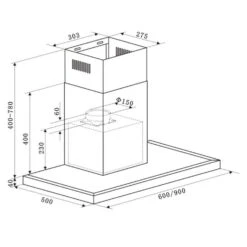 [Wiederverpackt] Limelight Dunstabzugshaube -Haushaltsgerätegeschäft 10034978 yy 0010 logo Klarstein Limelight Dunstabzugshaube 90cm schwarz