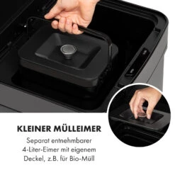 [Gebraucht] Touchless Black Stainless Steel Müllsammler -Haushaltsgerätegeschäft 10035097 de 0004 logo 1