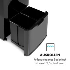 [Gebraucht] Touchless Black Stainless Steel Müllsammler -Haushaltsgerätegeschäft 10035097 de 0005 logo 1