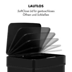 [Gebraucht] Touchless Black Stainless Steel Müllsammler -Haushaltsgerätegeschäft 10035097 de 0010 logo 1