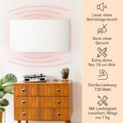 [Gebraucht] Wonderwall Air Infinite 720 Infrarotheizung Für Die Wand -Haushaltsgerätegeschäft 10035170 de 0002 usp