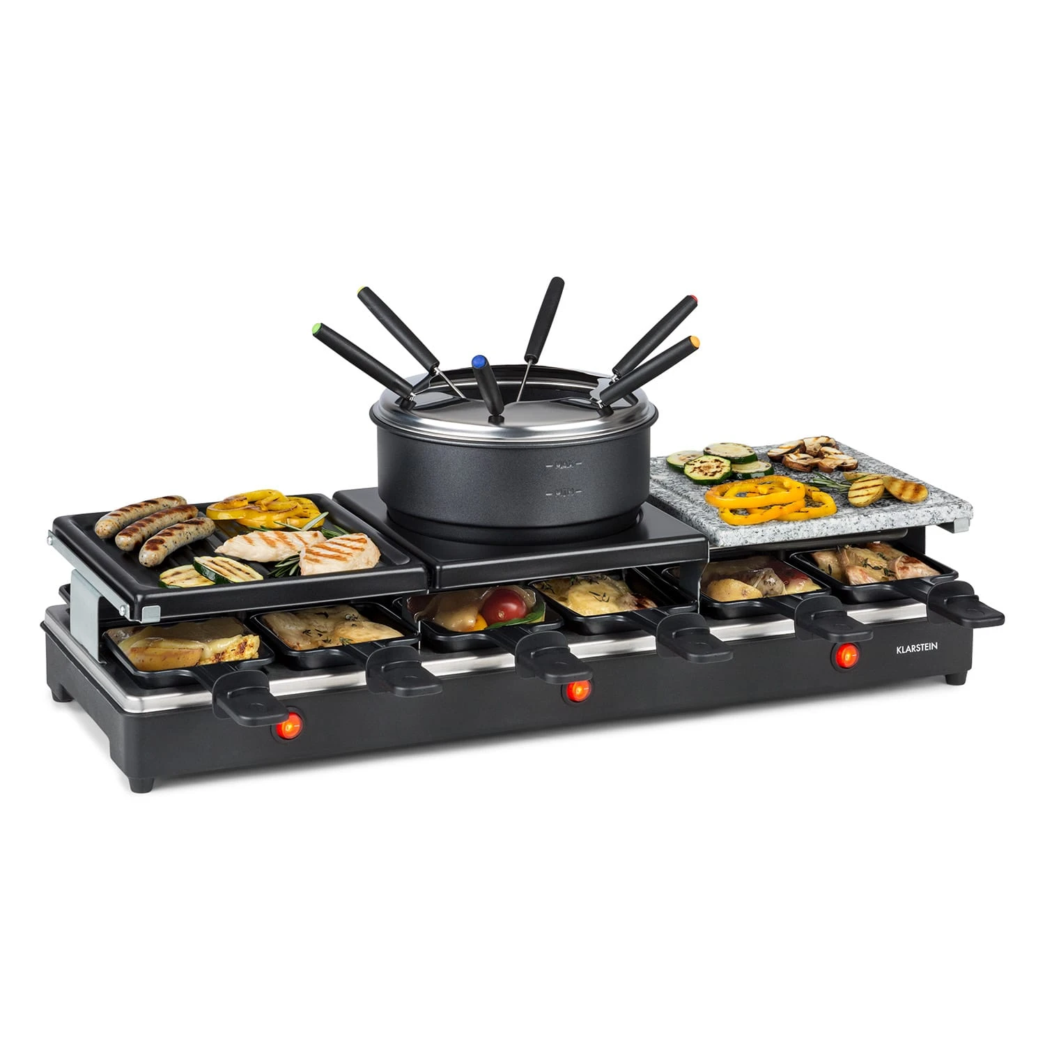 Fonduelette XL 3-in-1 Raclettegrill & Fondue 3 Fonduelette XL 3-in-1 Raclettegrill & Fondue