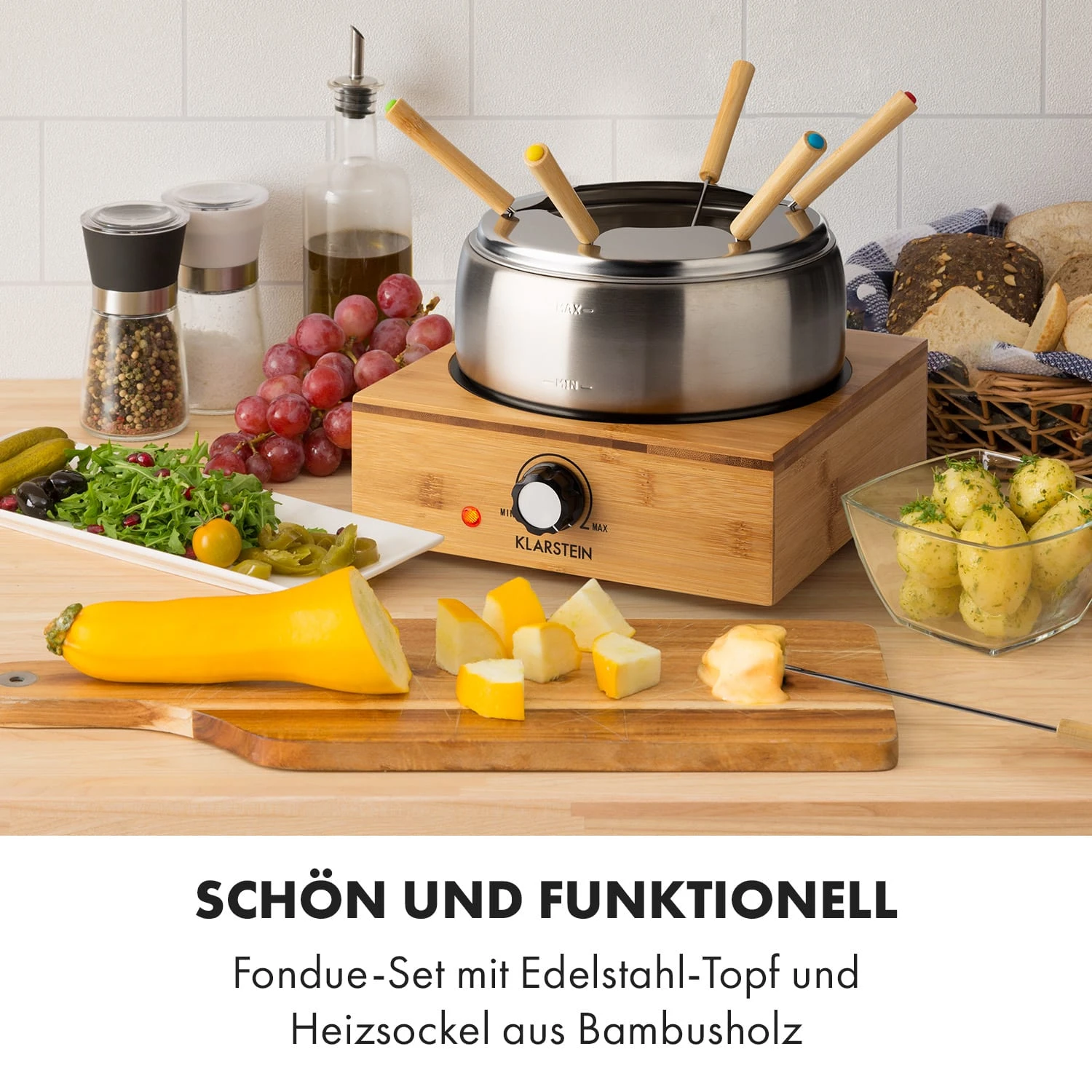 Bambus Fondue 4 Bambus Fondue – Bild 2