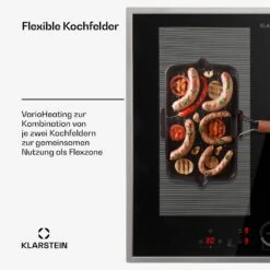 [Wiederverpackt] Delicatessa 60 Hybrid Prime Induktionskochfeld -Haushaltsgerätegeschäft 10035268 de 0004 usp