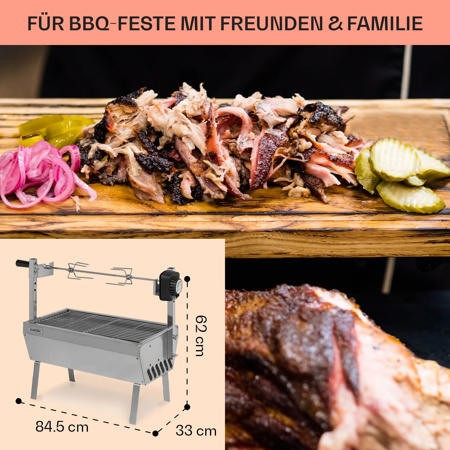 Sauenland Mini Rotisserie-Grill 8 Sauenland Mini Rotisserie-Grill – Bild 6