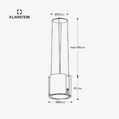 [Wiederverpackt] Skyfall Inselhaube -Haushaltsgerätegeschäft 10035378 yy 0011 dimensions
