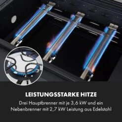 Kingsville Smoker Kombigrill Gas Kohle -Haushaltsgerätegeschäft 10035409 de 0005 logo