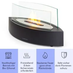 [Wiederverpackt] Phantasma Curve Ethanol-Kamin -Haushaltsgerätegeschäft 10035457 de 0003 usp