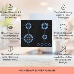 [Gebraucht] Illuminosa 4 Gaskochfeld -Haushaltsgerätegeschäft 10035464 de 0002 usp 1