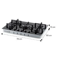 [Gebraucht] Illuminosa 5 Gaskochfeld -Haushaltsgerätegeschäft 10035465 yy 0011 dimensions 1