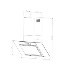 [Wiederverpackt] Balzac Silent 60 Dunstabzugshaube Kopffrei -Haushaltsgerätegeschäft 10035466 yy 0010 logo
