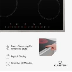 [Wiederverpackt] Virtuosa 4 Prime Glaskeramik-Kochfeld -Haushaltsgerätegeschäft 10035551 de 0005 usp 1