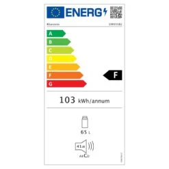 [Wiederverpackt] Cool Kid Kühlschrank -Haushaltsgerätegeschäft 10035582 energy label