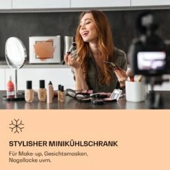 [Wiederverpackt] Pretty Cool Make-Up-Kühlschrank Apricot -Haushaltsgerätegeschäft 10035625 de 0002 logo
